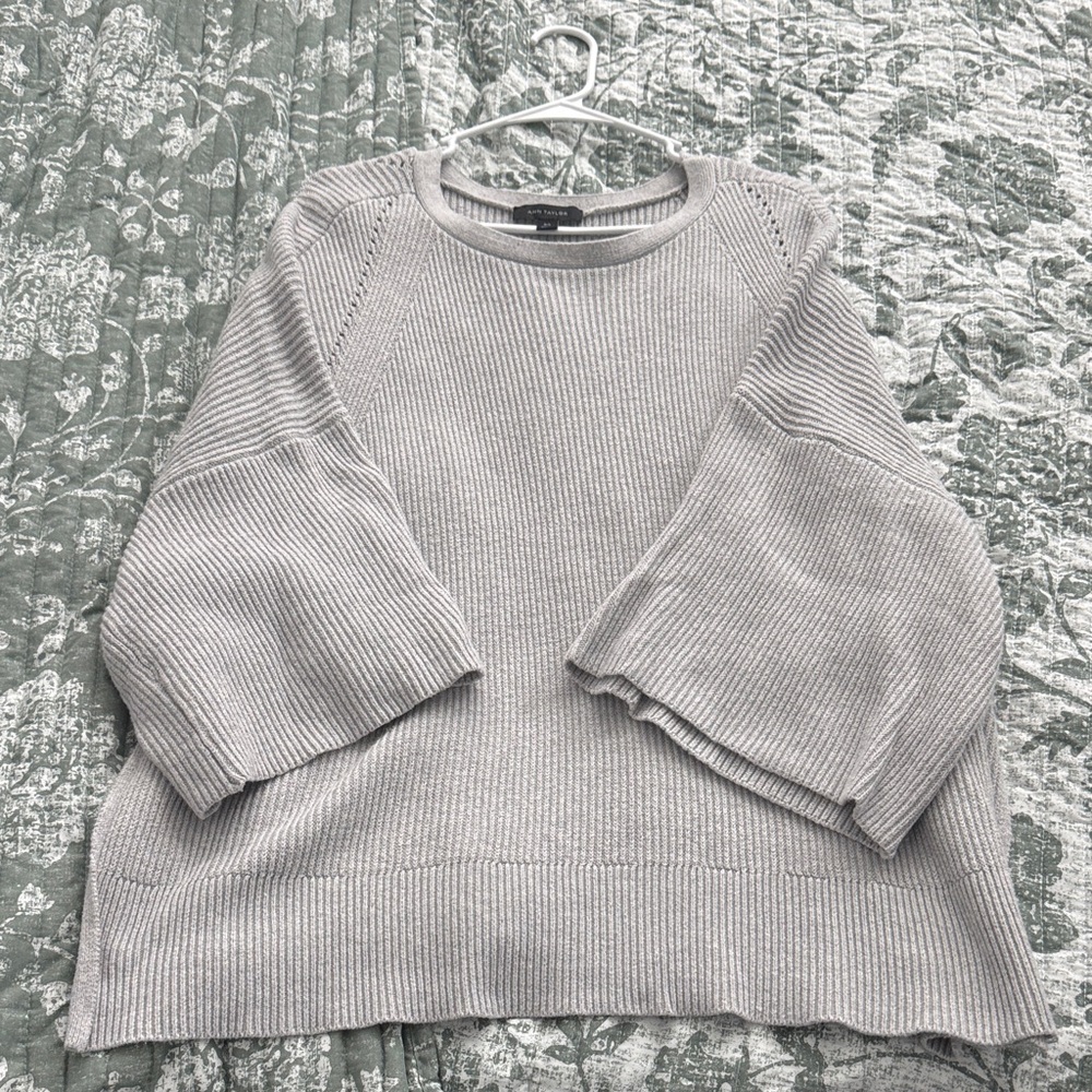Ann Taylor Light Gray Women's Sweater